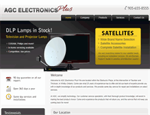 Tablet Screenshot of agcelectronics.com